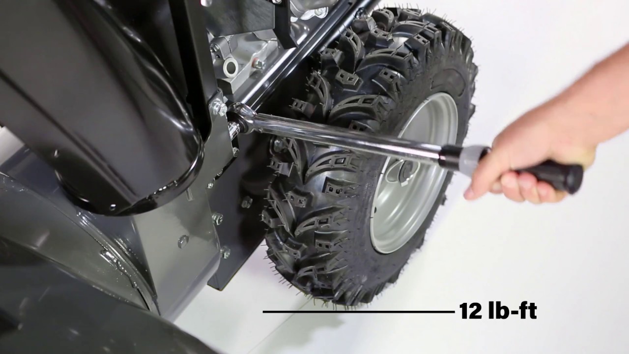Briggs & Stratton Dual-Stage Snow Blower Set-Up
