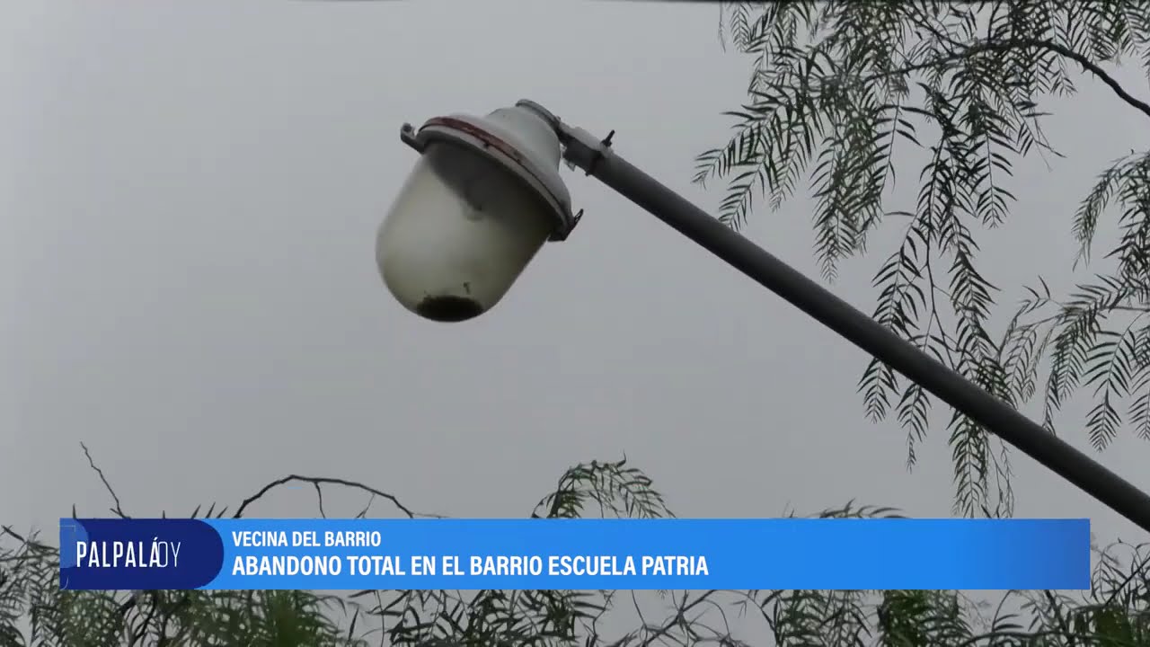 Abandono total en el barrio Escuela Patria de Palpalá