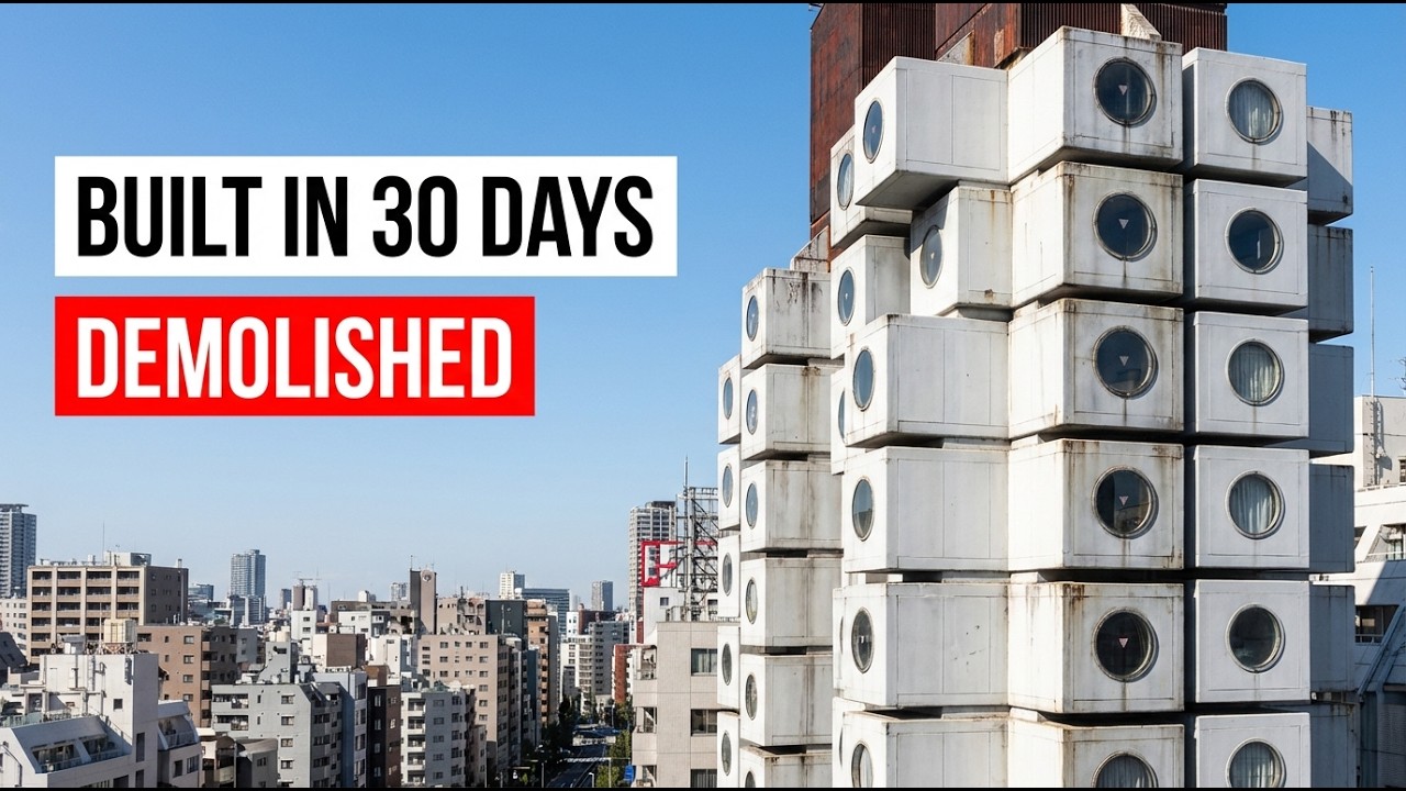 How Japan Built This $20 Million Tower in 30 Days Just To Demolish It Instantly