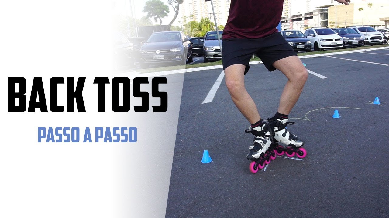 Back Toss - Aprenda Slalom / Passo a passo - Tutorial Patinação Freestyle Slalom