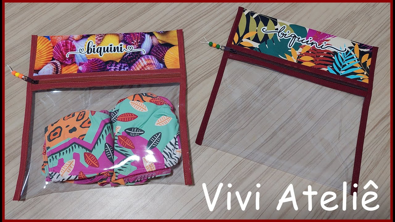 Porta Biquini | Passo a Passo | Vivi Ateliê