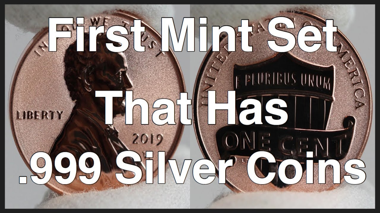 opening a 2019 silver mint proof set