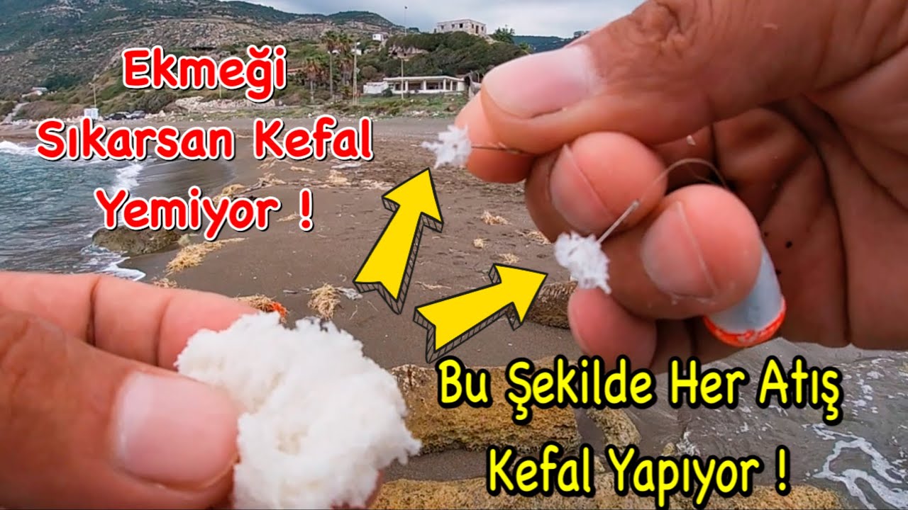 Kefal Avında Ekmek Nasıl Takılır ! Canlı yem yapmak i&ccedil;in Kefal yakalama y&ouml;ntemi    !!!