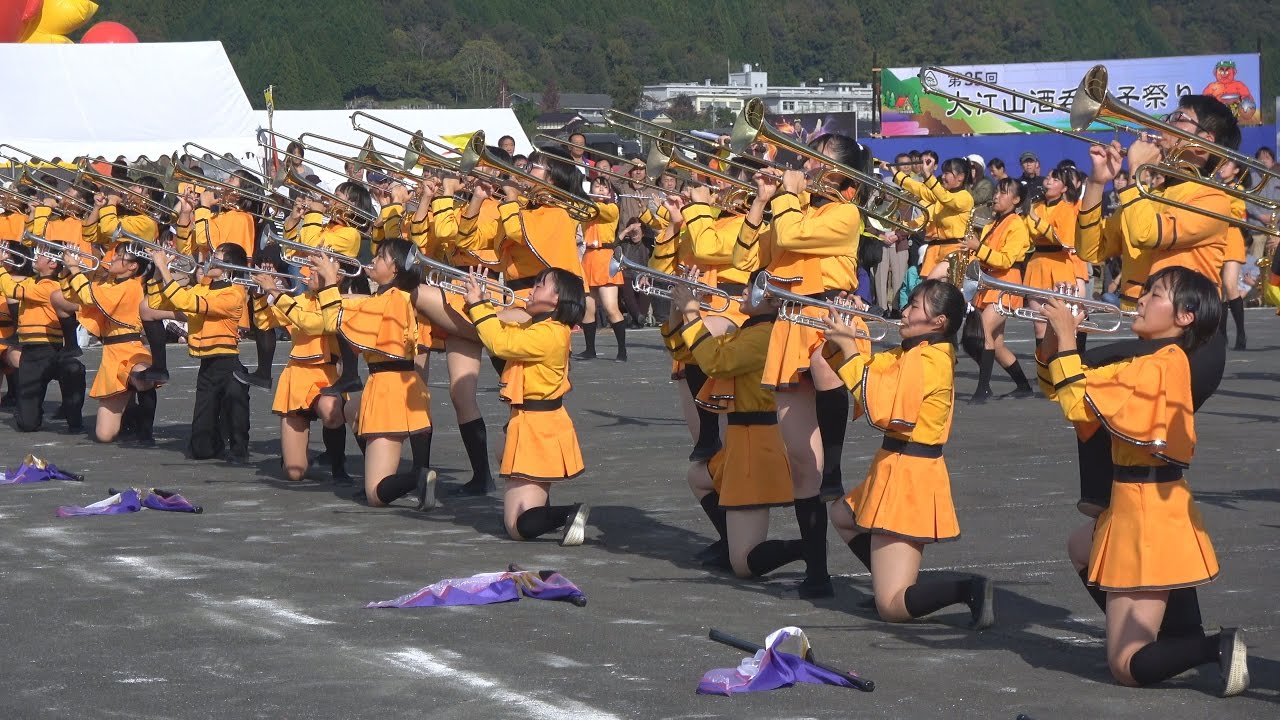 京都橘S.H.S. BAND 第35回大江山酒呑童子祭り 2016 マーチングドリル Full [4K] - Kyoto Tachibana SHS Band -
