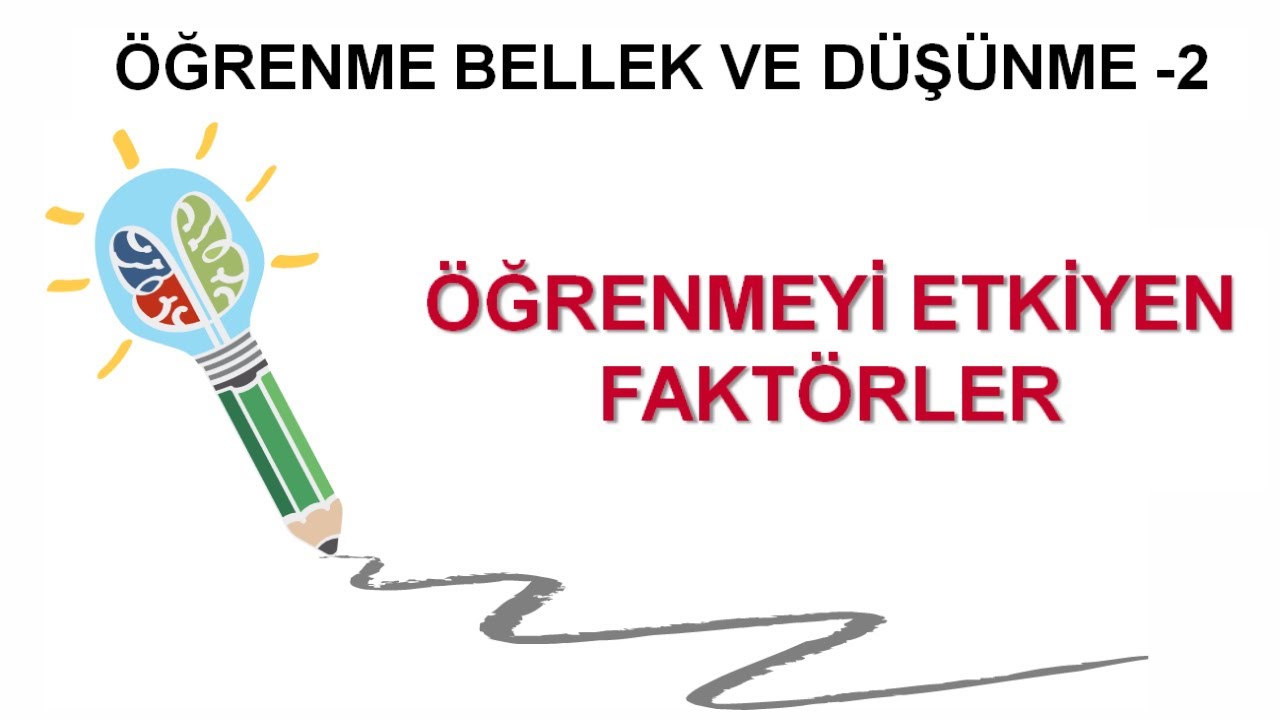 Öğrenmeyi Etkileyen Faktörler (AYT-Felsefe Grubu) #15