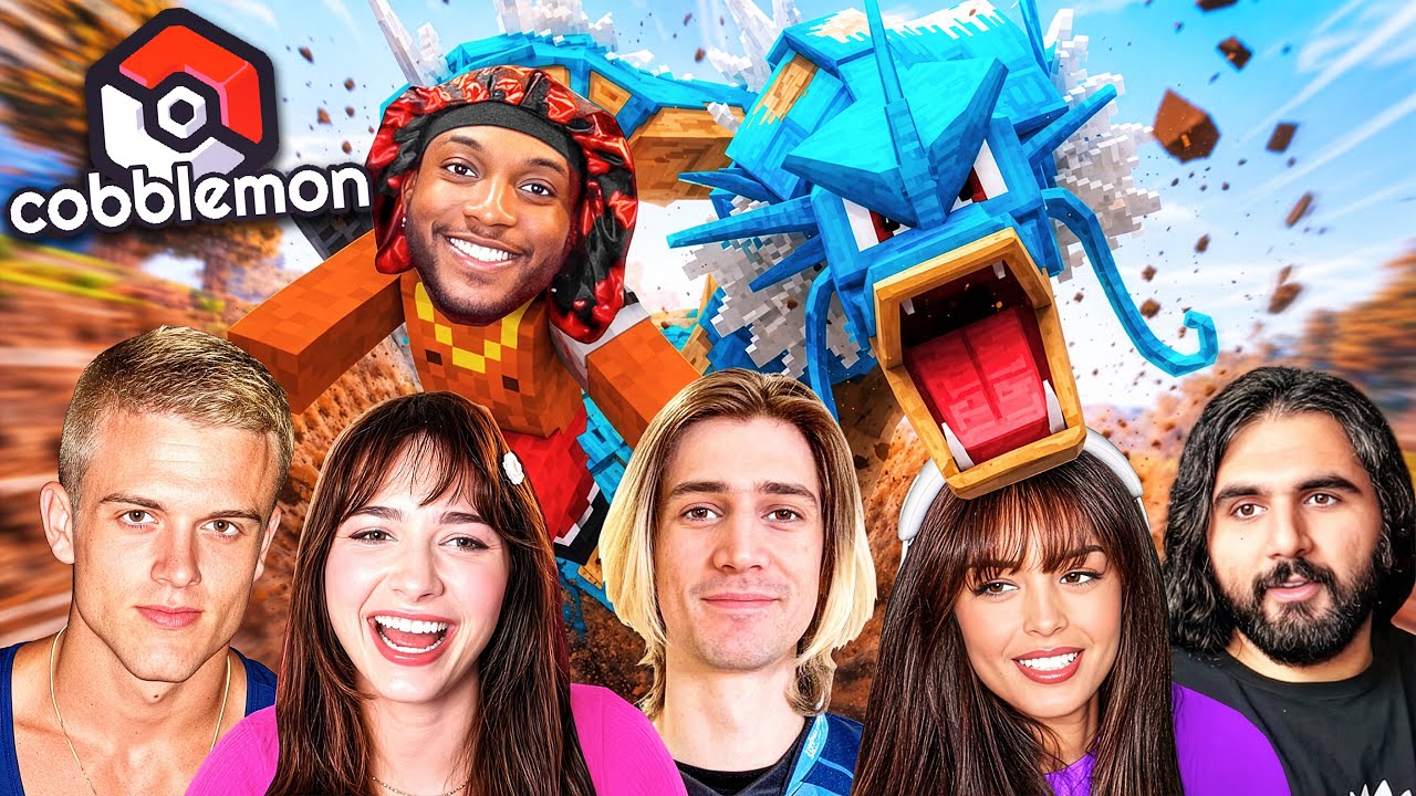 COBBLEMON WITH THE BIGGEST STREAMERS IN THE WORLD!