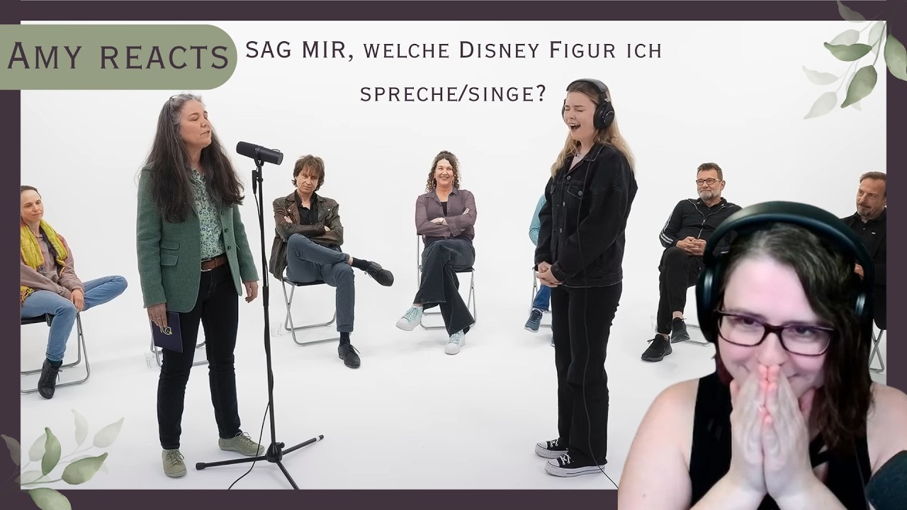 SAG MIR, welche Disney Figur ich spreche/singe? feat. ‪@simfinitynina‬ ,‪@okanberkk‬ - Amy Reacts