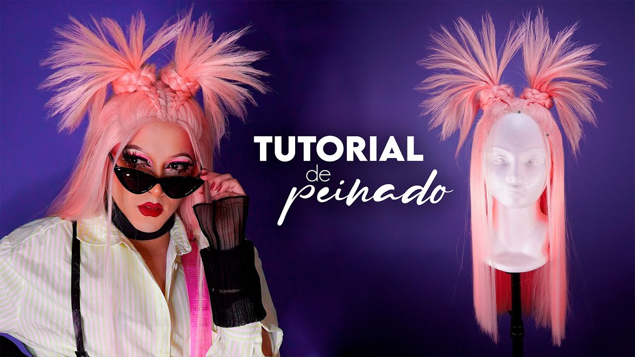 TUTORIAL DE PEINADO DE PELUCA #7  | PAM SASHAA