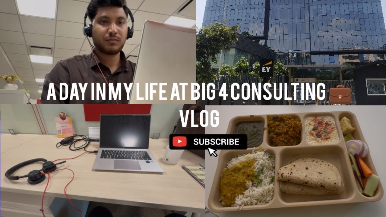 A Day in My Life at Big 4 Consulting in India💼 | Gurgaon Vlog