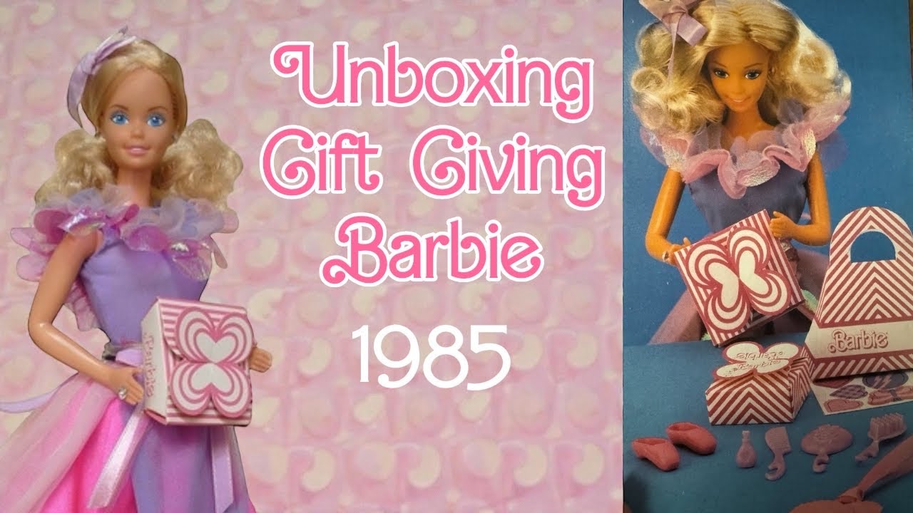 Unboxing Gift Giving Barbie Doll from 1985 Let’s See What’s Inside The Box!