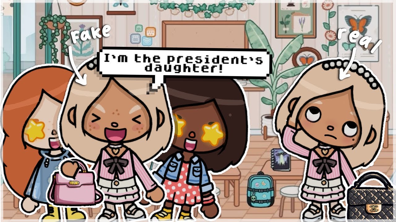 Я притворилась ДОЧЬЮ ПРЕЗИДЕНТА 🤫 | *голосом* | Toca Boca TikTok Roleplay