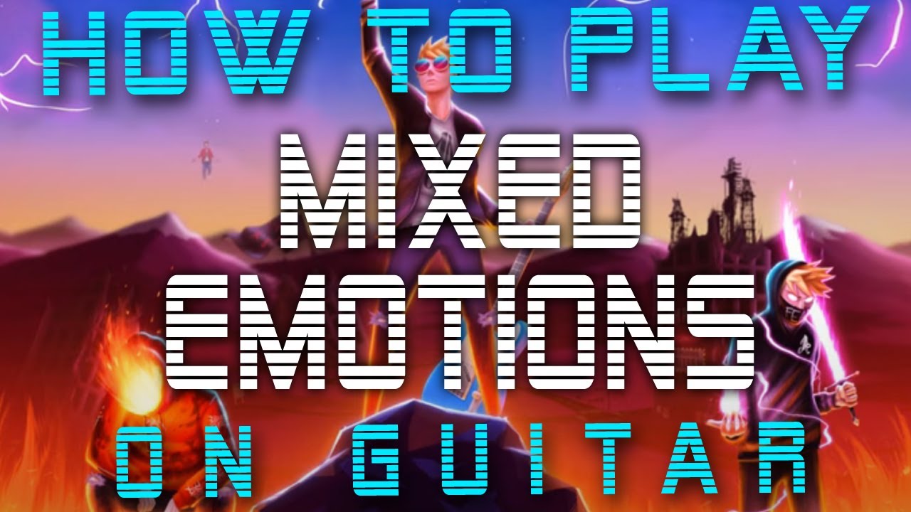 How to play Josh A - MIXED EMOTION -  Easy LoFi Guitar 2022 - Lofi Music Theory