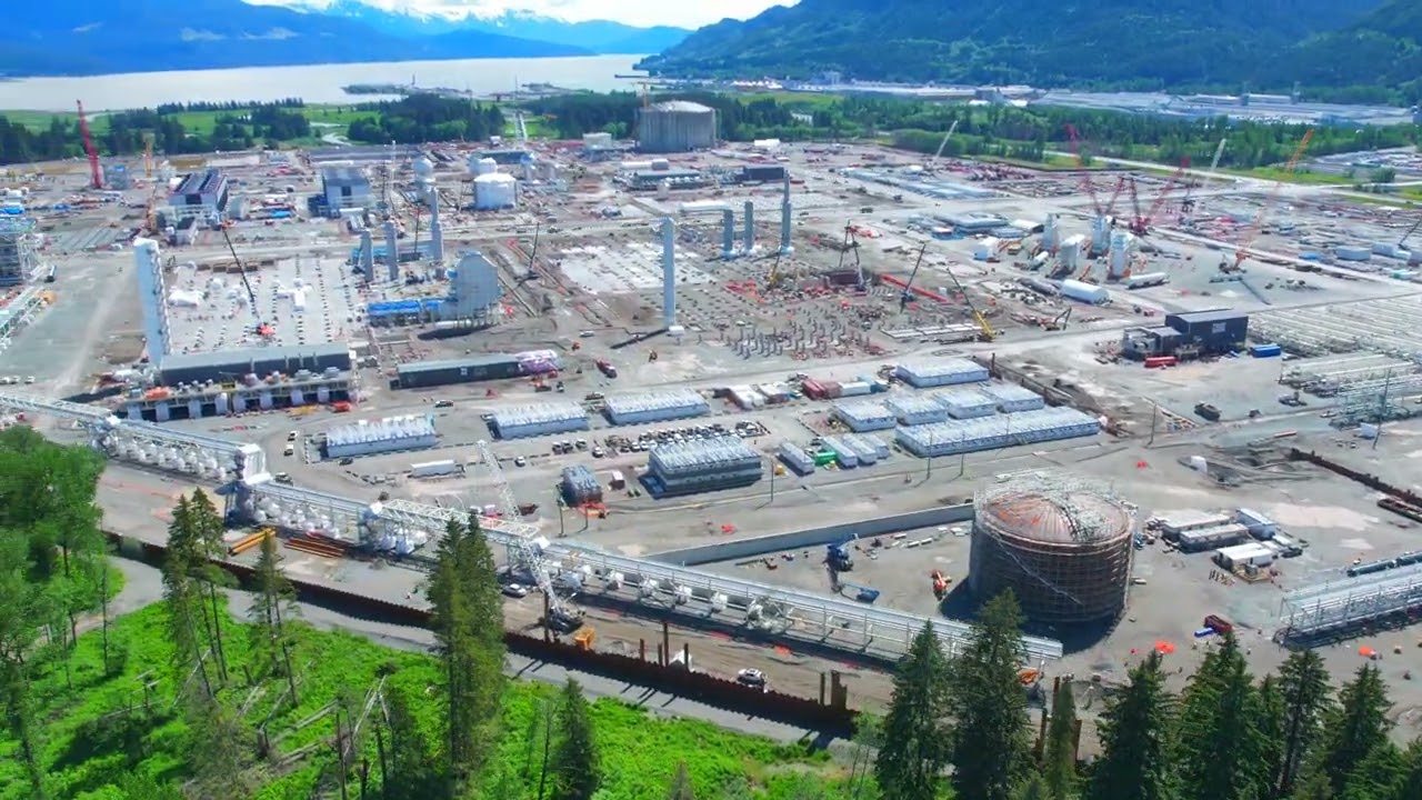 LNG Canada Construction update June 2022