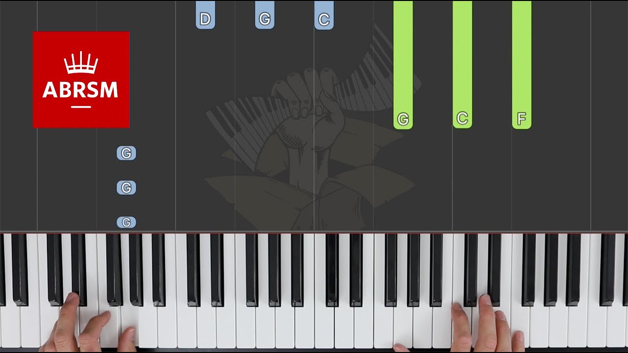 Inter-City Stomp / ABRSM Piano Grade 2 2021 & 2022, C:3 / Synthesia Piano tutorial