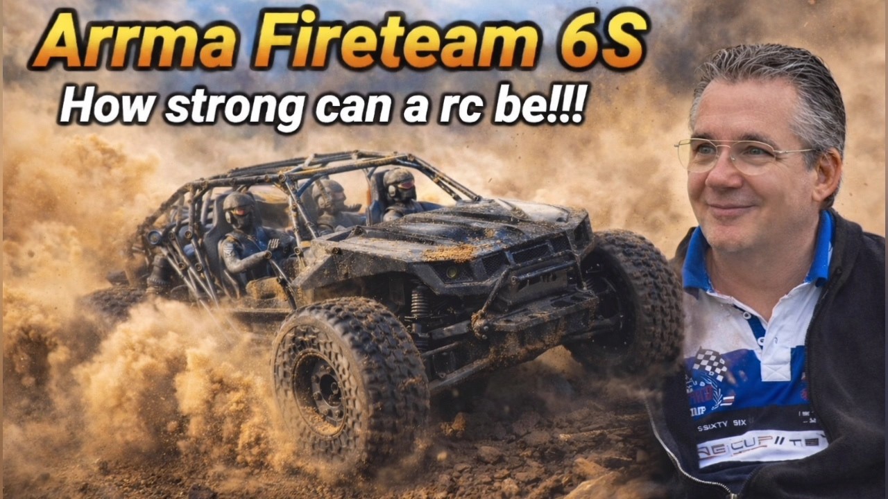 Arrma Fireteam 6S    How Strong Can A RC Be #basher