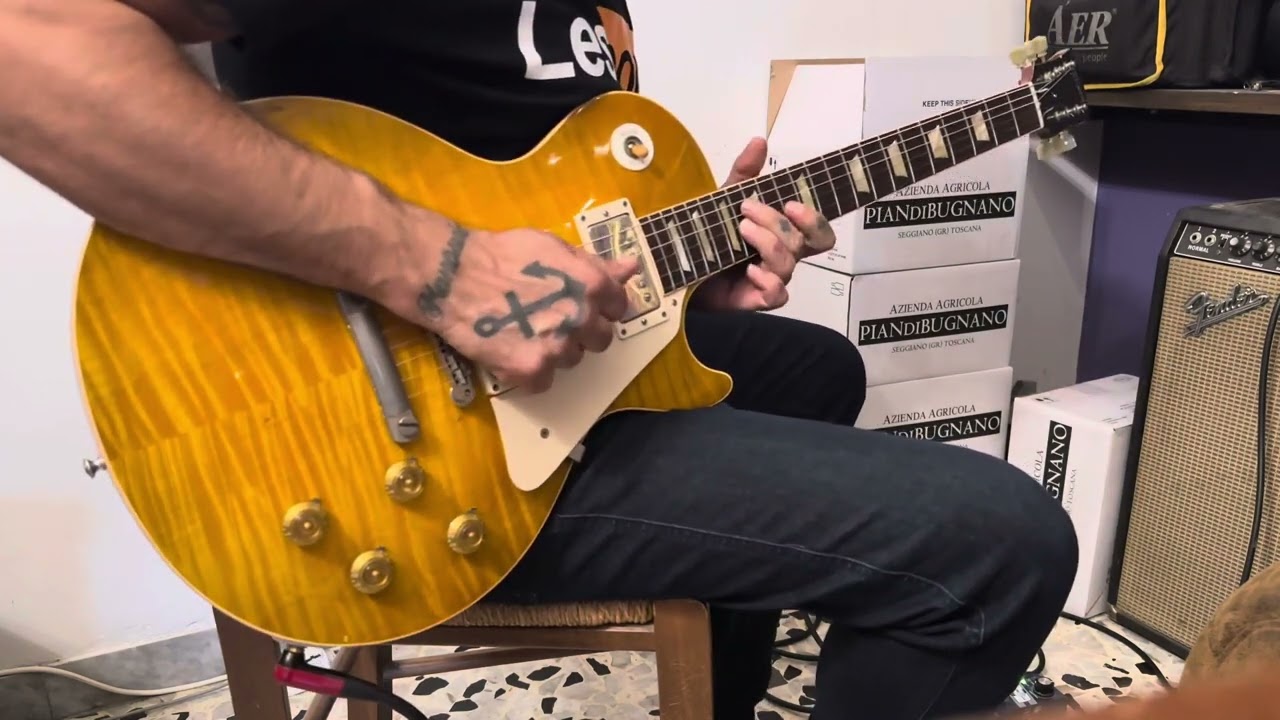@MiraldoVidal Gibson Les Paul 59 cc#2 Goldie aged Collector&rsquo;s choice