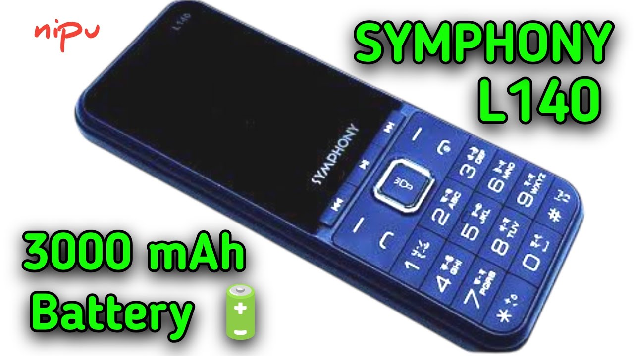 SYMPHONY L140 PRICE IN BANGLADESH 🔋 Powerful Symphony feature phone #powerbankphone