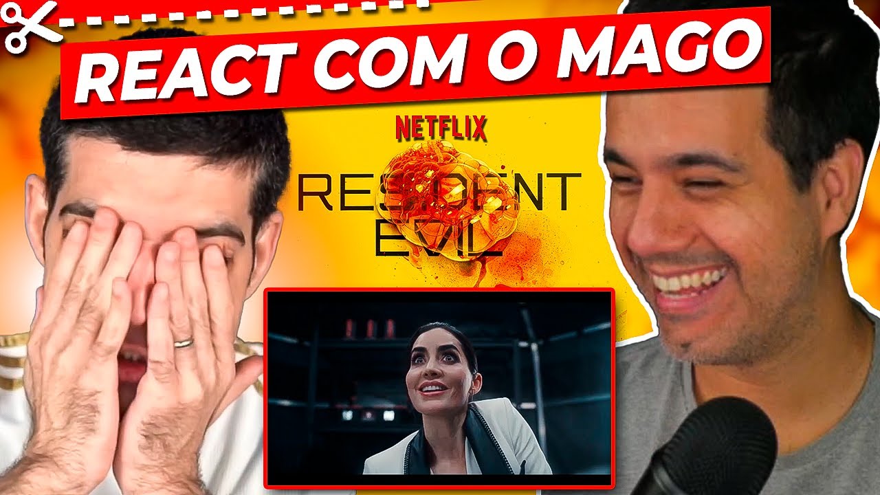 REACT - MAGO Davy Jones analisa s&eacute;rie RESIDENT EVIL WESKER MALVADEZA da NETFLIX. 😂