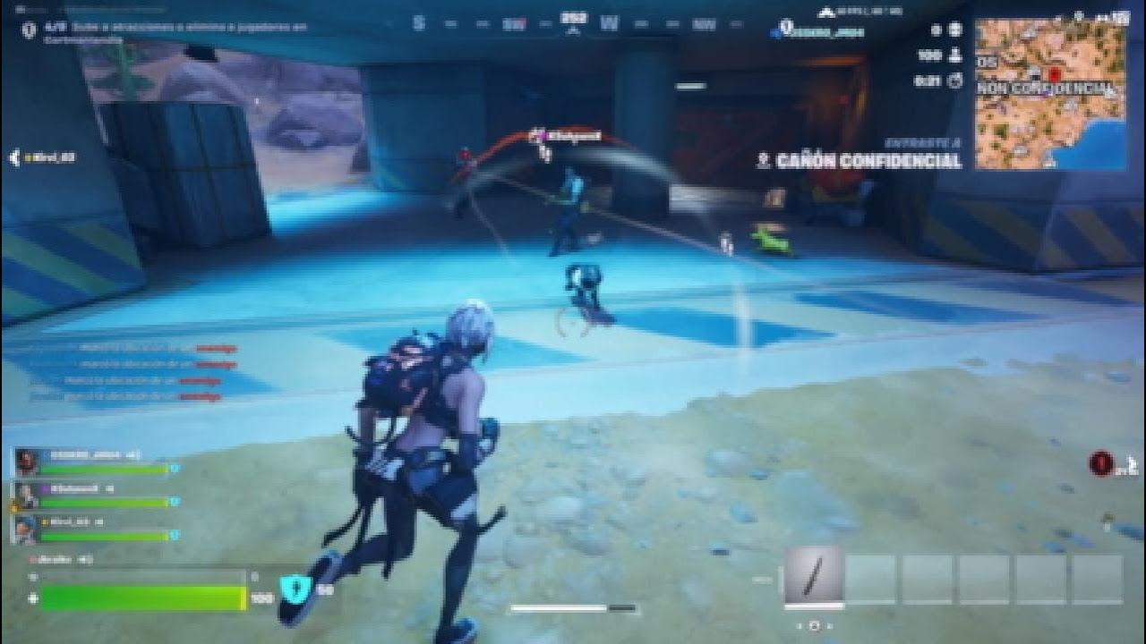Fornite Llego el manco mayor a ganar la partida