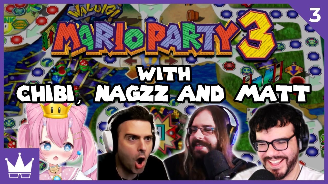 Twitch Livestream | Mario Party 3 w/Chibidoki, Nagzz & Axialmatt | Ep 3