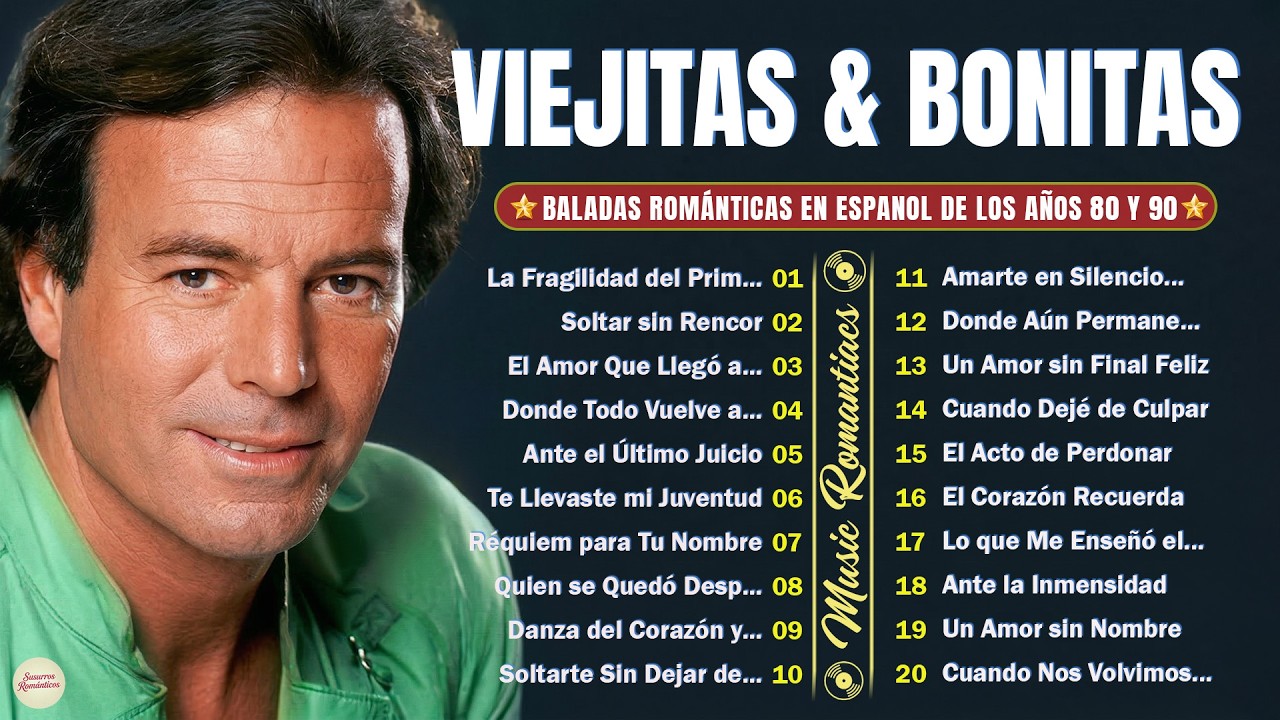 JULIO IGLESIAS, CAMILO SESTO, JOSE JOSE, LEO DAN - LAS 100 CANCIONES ROMANTICAS INMORTALES 70S 80S