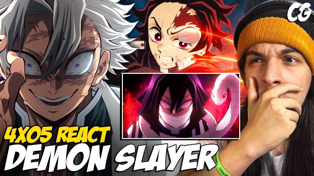 TANJIRO VS SANEMI & OBANAI!!! ESSE É O PIOR HASHIRA! - React Demon Slayer EP 5 temporada 4 | Kimetsu