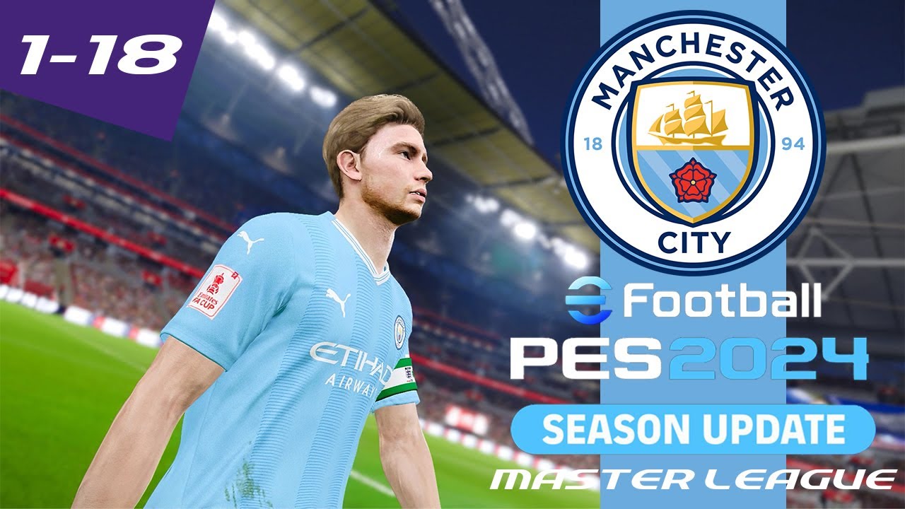 PES 2021 (SEASON 23/24) | MAN CITY MASTER LEAGUE | S1 E18 | THE END OF THE TREBLE !?