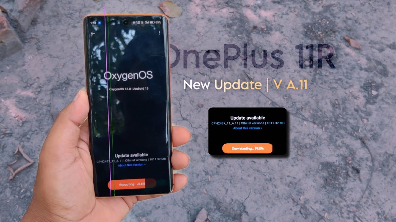 Pink Line on display with New Update ? 😱 on OnePlus 11R | Review V A.11