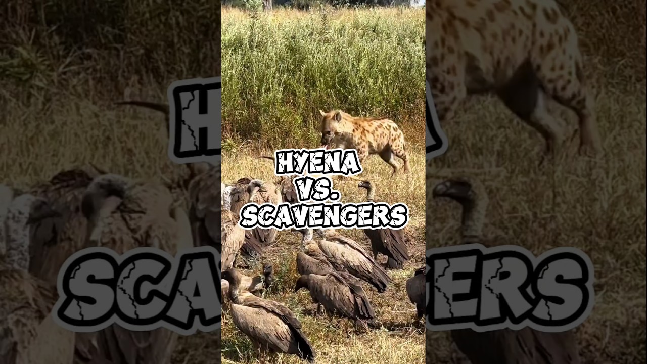 Savanna Showdown: Hyena vs. Scavengers