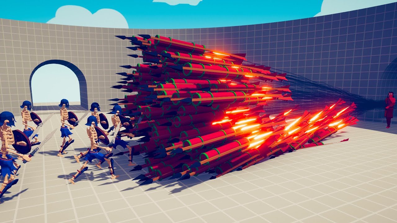 GOD BIG ROCKET ARCHER vs UNITS ► Totally Accurate Battle Simulator TABS