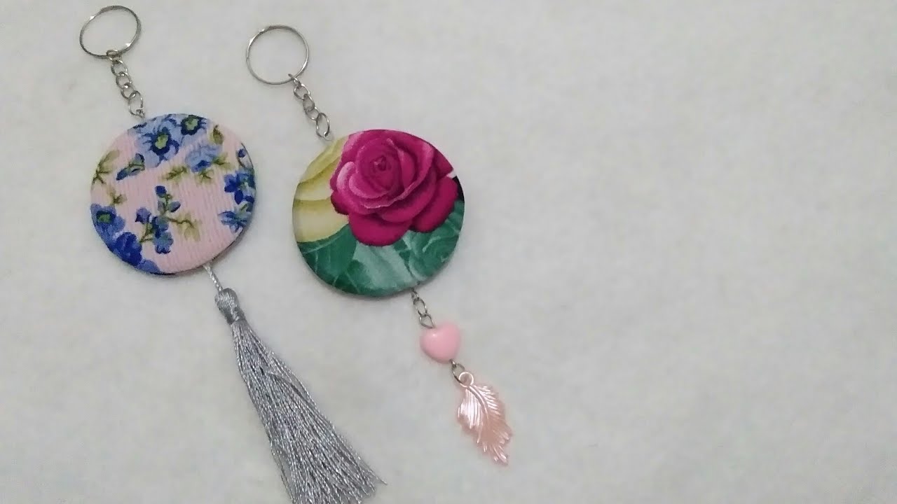 Gantungan Kunci Dari Tutup Botol Galon Dan Kain Perca || Kreasi Tutup Botol Galon || DIY Recycle