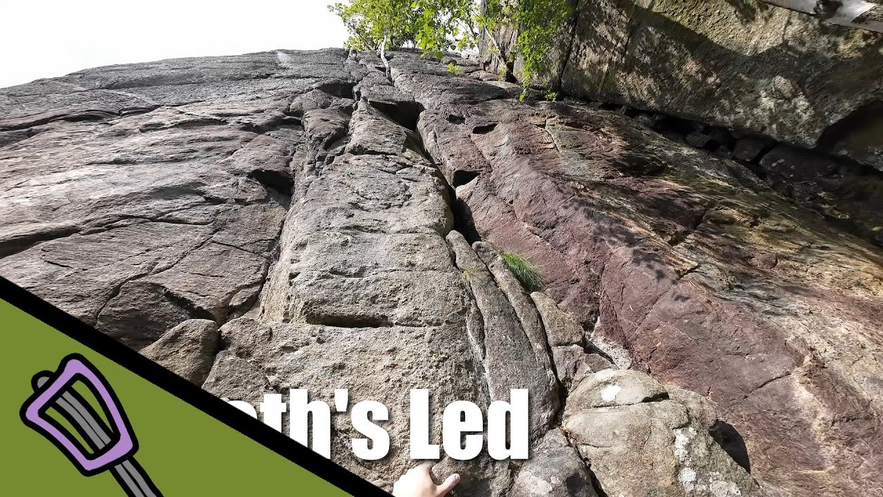 A sweet Gothenburg classic: Kenneths Led (5), Fjällbo | POV Trad Climbing