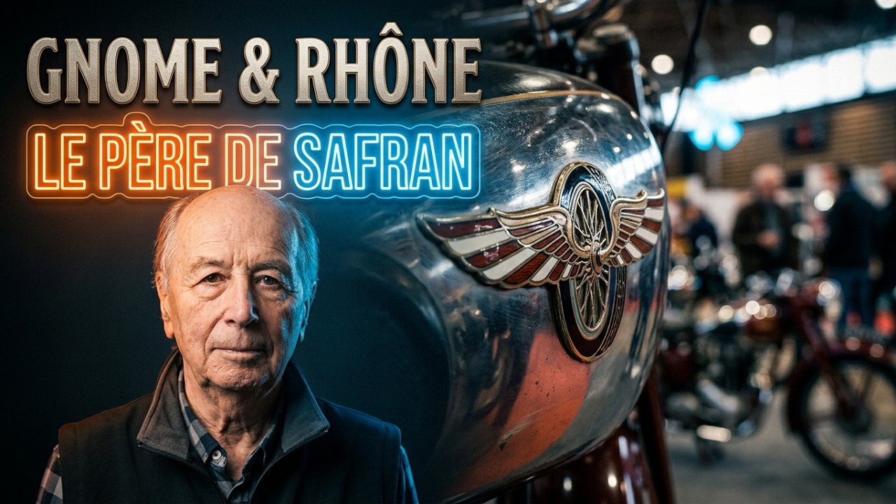 Gnome & Rhône , l'incroyable histoire de cette marque dédiée aux motos et aéro devenue SAFRAN.
