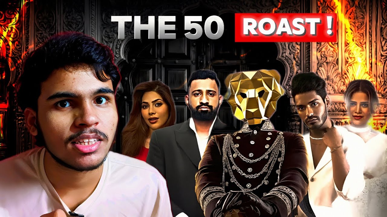 Youtuber VS Tv actor | THE 50 SHOW ROAST 🦁 