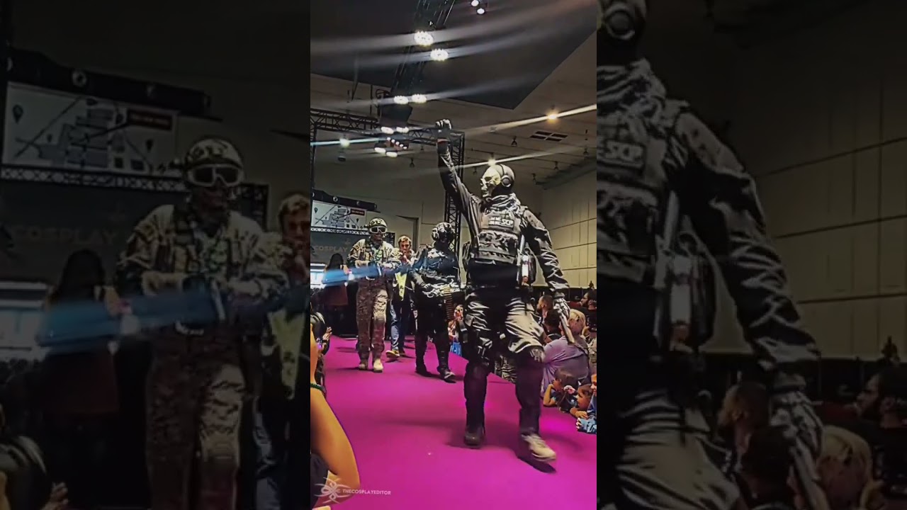 girls cosplaying ghost vs boys
