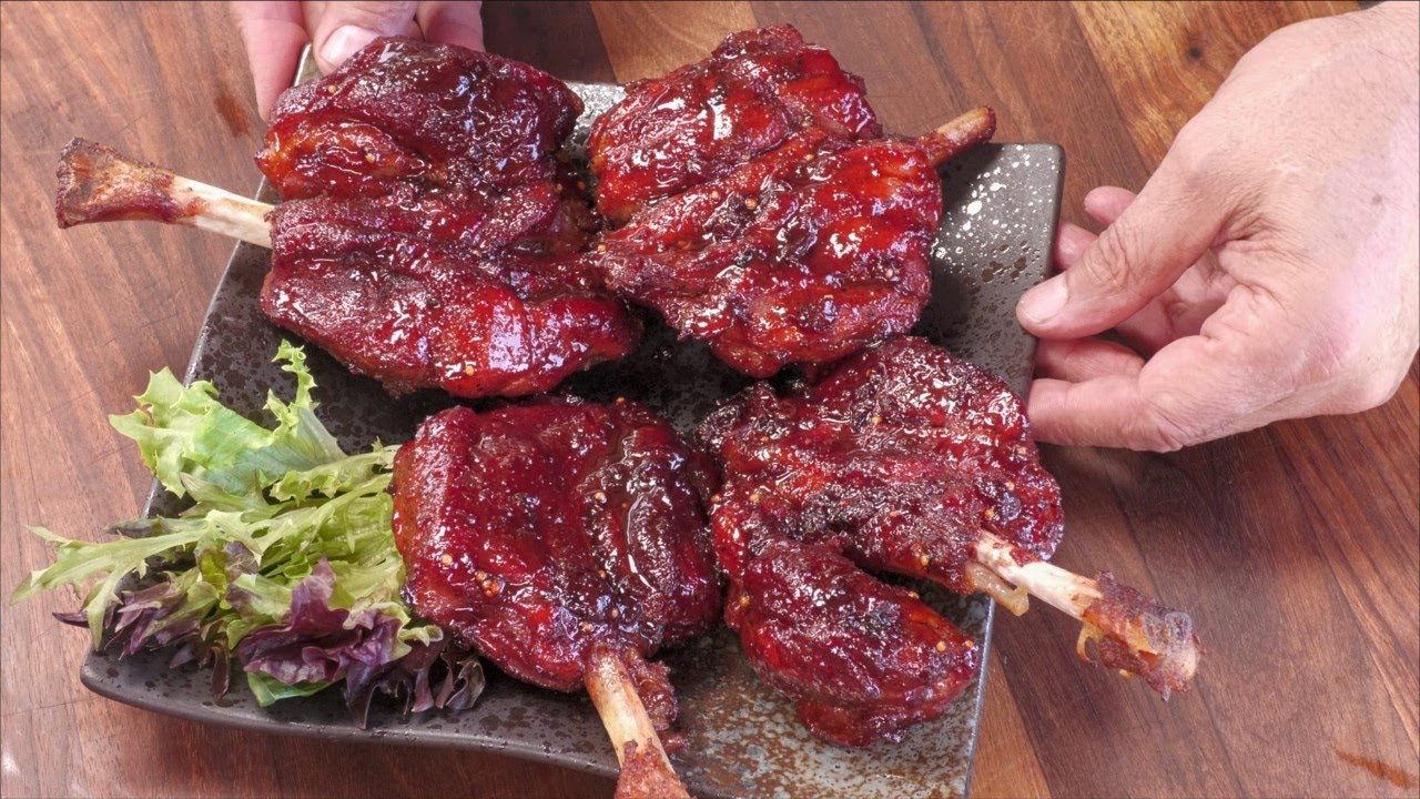 BBQ Pig Wings with Cherry Brandy Glaze! | Backyard Life | Ballistic BBQ