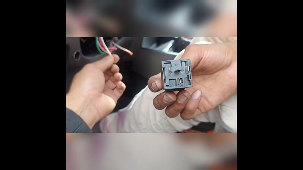 Como conectar el Relay, Rele de corte de corriente  de una alarma 😱😱😱