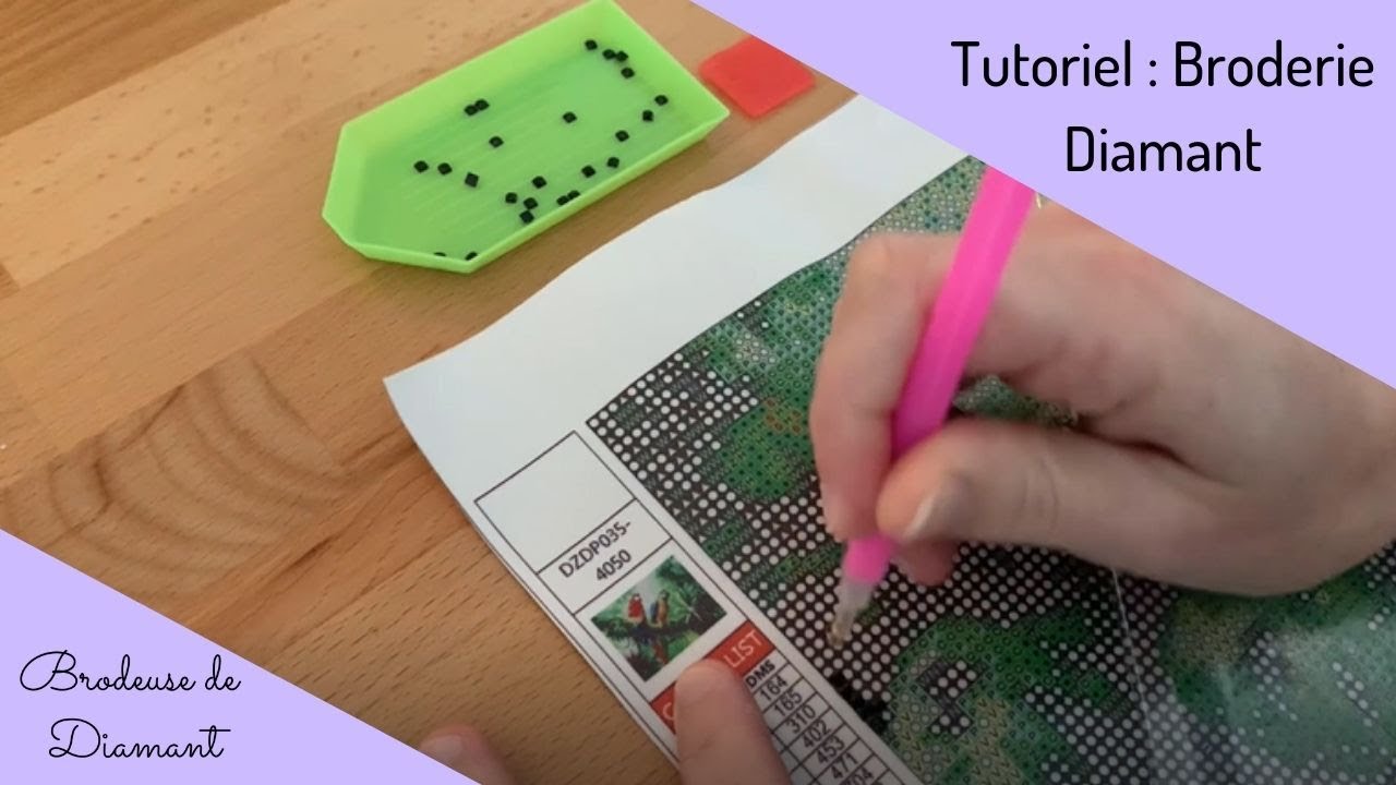 Tutoriel Broderie Diamant : Les Bases