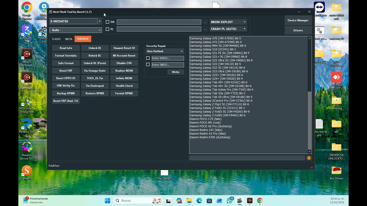 Programas para eliminar FRP, MDM Y KG 2026