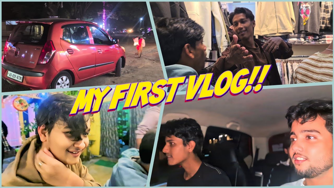 My first vlog with my friends | In red beast😭.