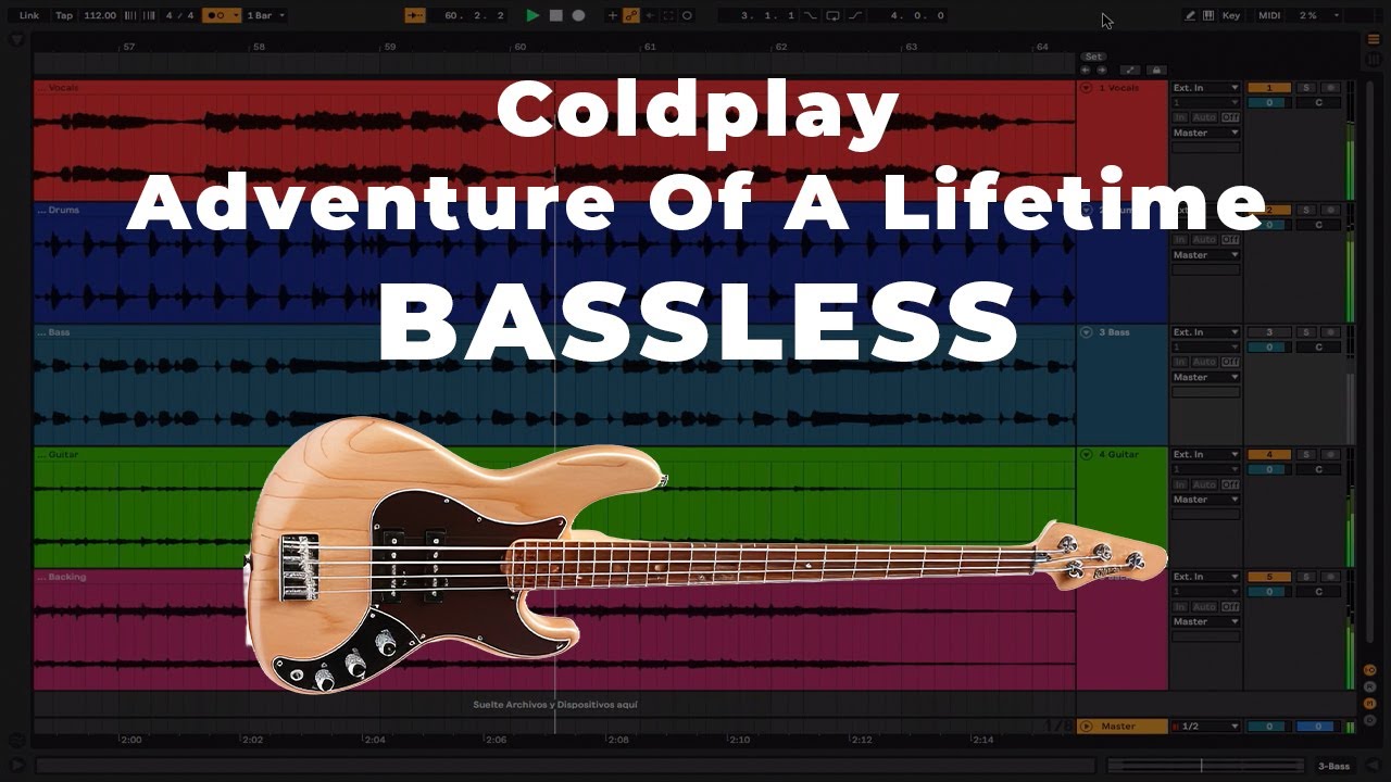 Coldplay - Adventure Of A Lifetime | Bassless (No Bass)