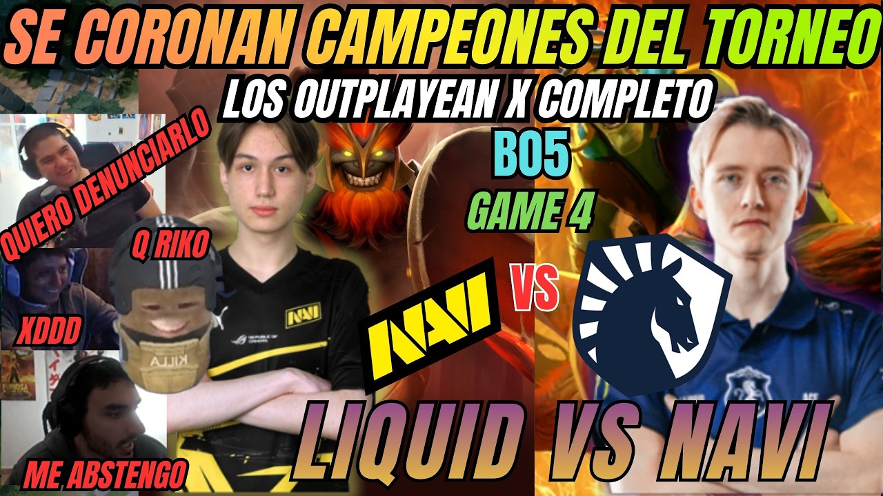 SE CORONAN CAMPEONES DEL TORNEO BLAST SLAM VI - LIQUID VS NAVI - GAME 4 - B05 - DOTA 2