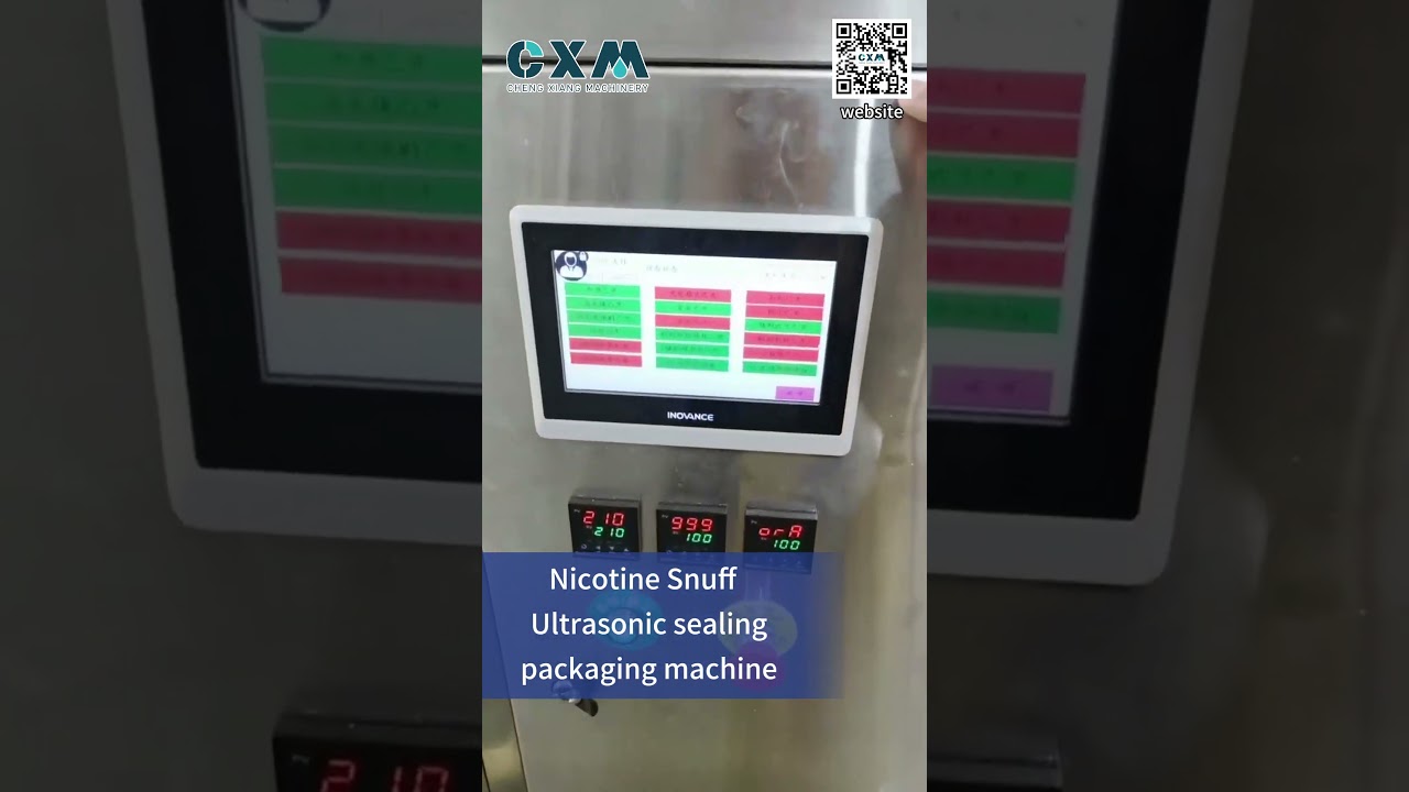 Nicotine Snuff  Ultrasonic sealing packaging machine