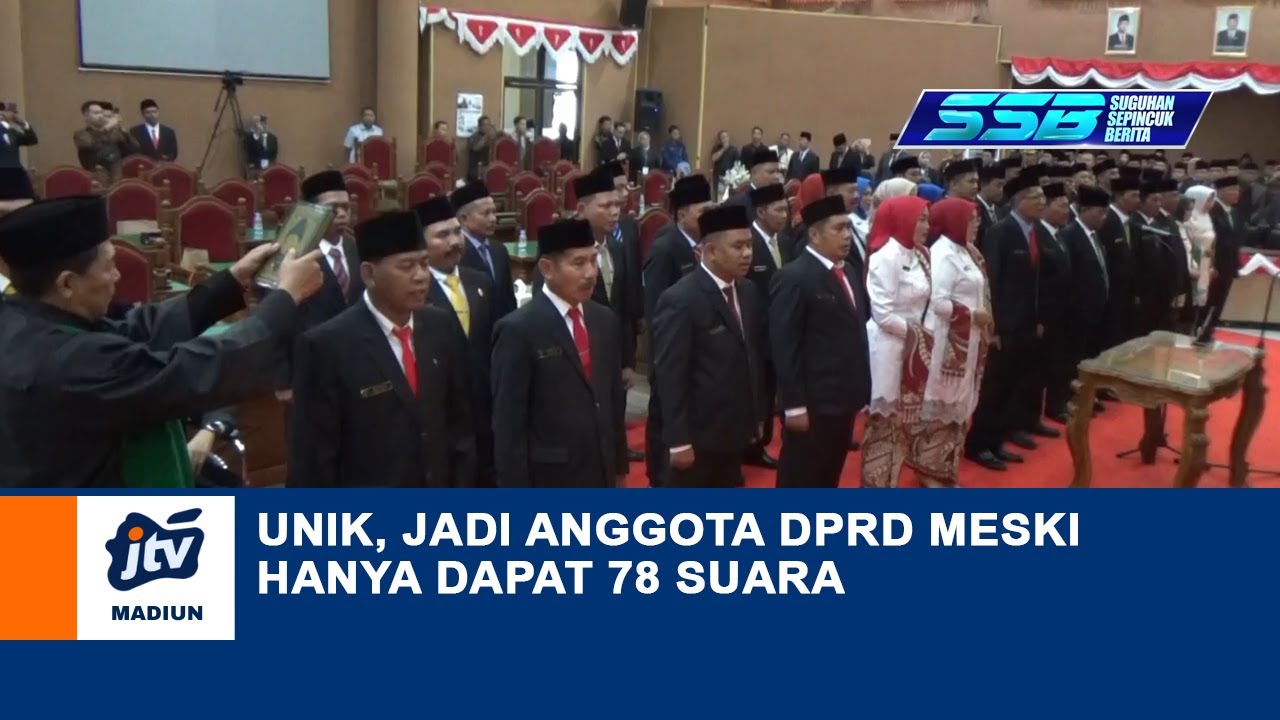 PONOROGO - Unik, Jadi Anggota DPRD Meski Hanya Dapat 78 Suara