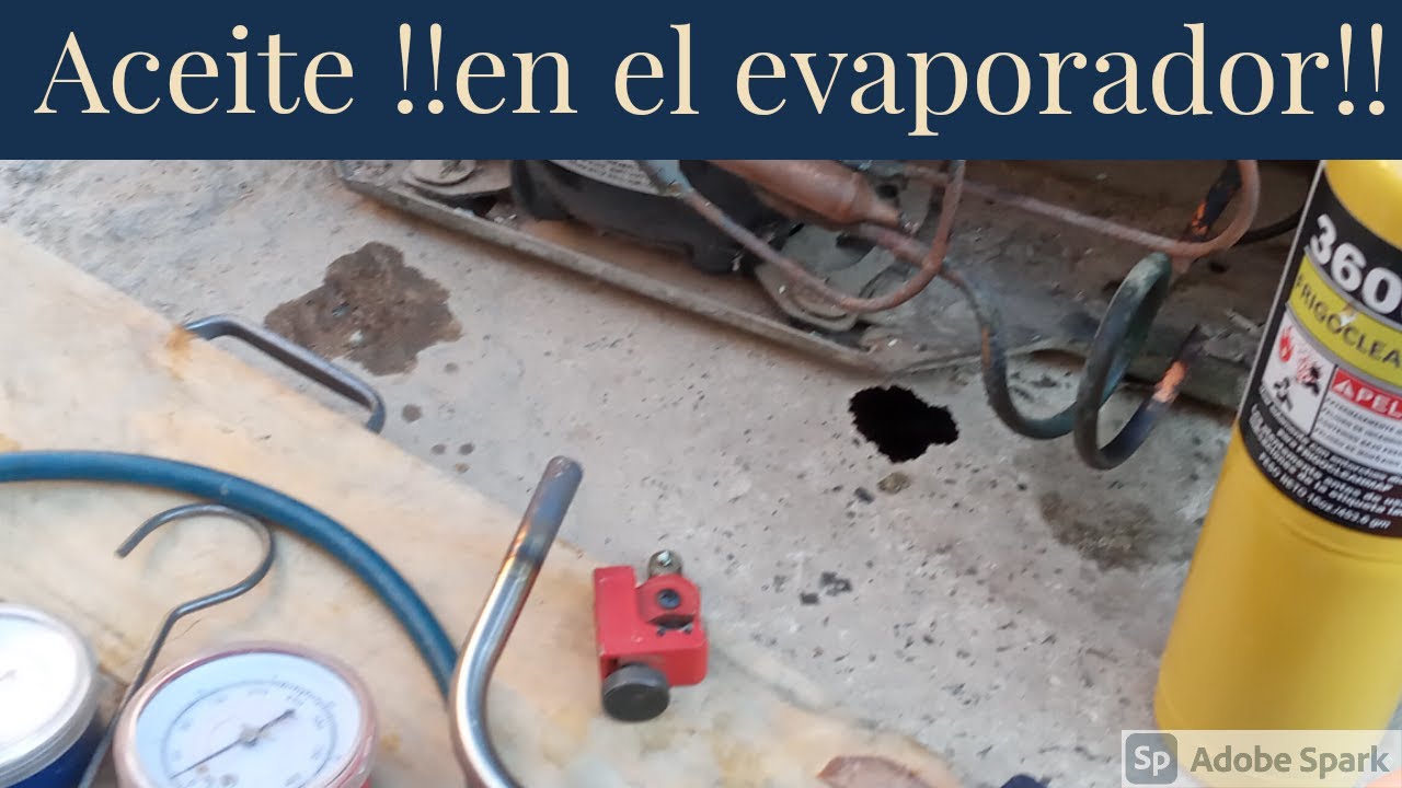 HELADERA CONTAMINADA CON ACEITE😫