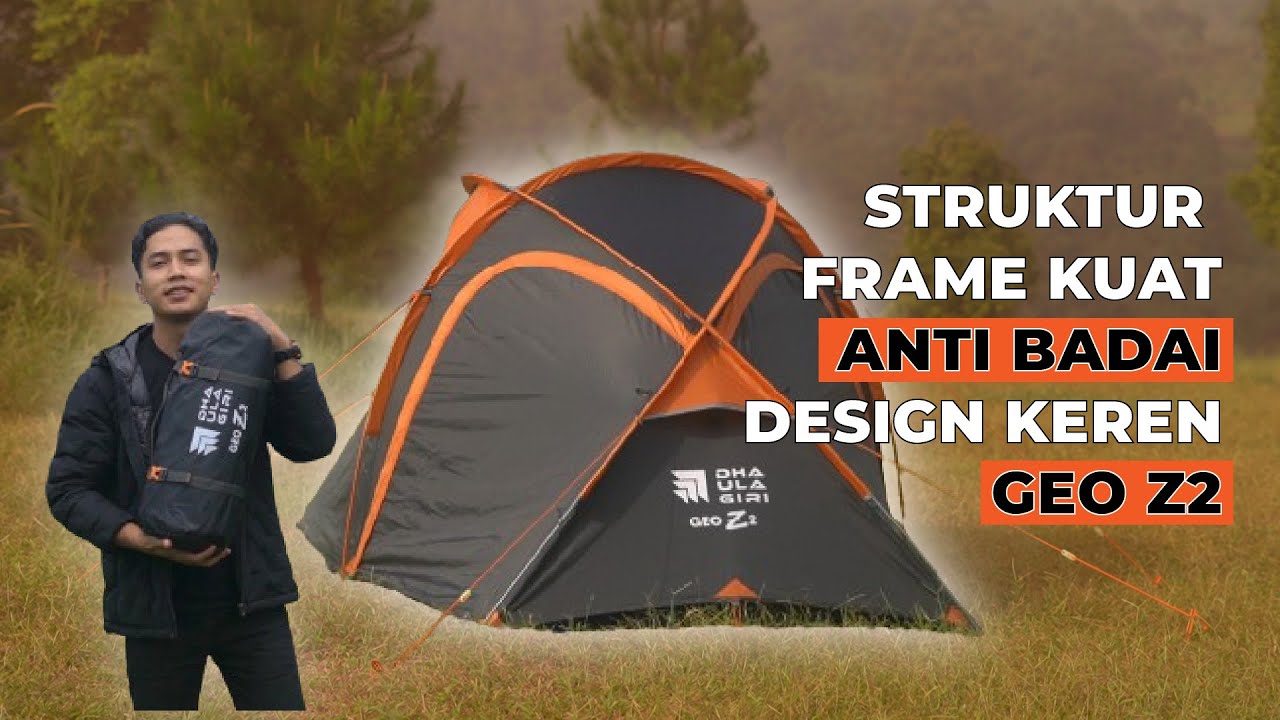 Tenda Terbaik 2024, Designnya Keren Banget dan Anti Hujan Badai | Geo Z2 | #tutorialyoutube