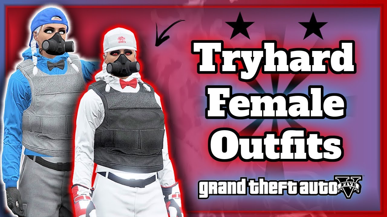 GTA5 Outfits I *NEW* 2 FEMALE Tryhard OUTFITS! (Joggers, Coveralls & MORE!) Transfer Outfits! (1.48)