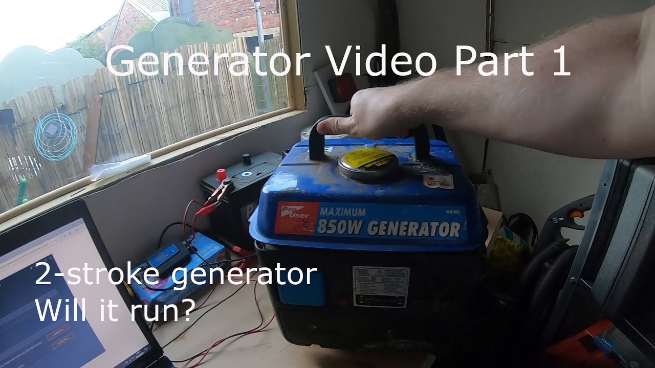 Generator Video Part 1 -  2-stroke generator. Will it run?