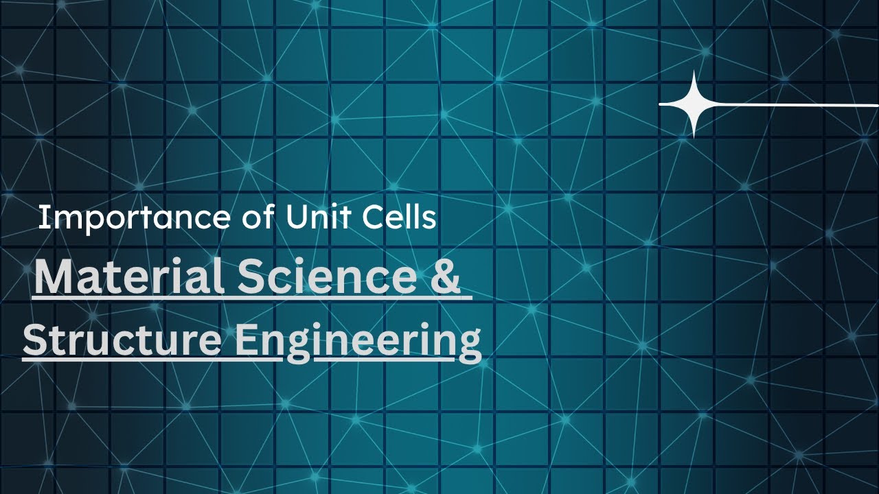 7.4 Importance of Unit Cells | Material Science and Engineering