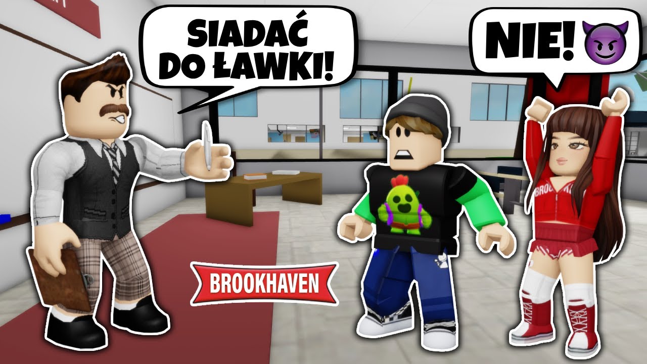 ZOSTALIŚMY NAJGORSZYMI NAUCZYCIELAMI NA BROOKHAVEN! 👨&zwj;🏫👩&zwj;🏫